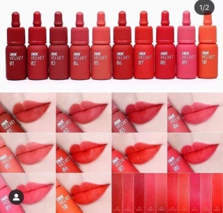 Son Kem lì Peripera Peri's Ink Velvet (màu 1 đến 31)