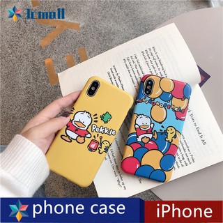 Ốp điện thoại họa tiết vịt Pekkle dùng cho Iphone 6/6s/6p/6sp/7/8/7p/8p/X/XS/Xr/Xs Max