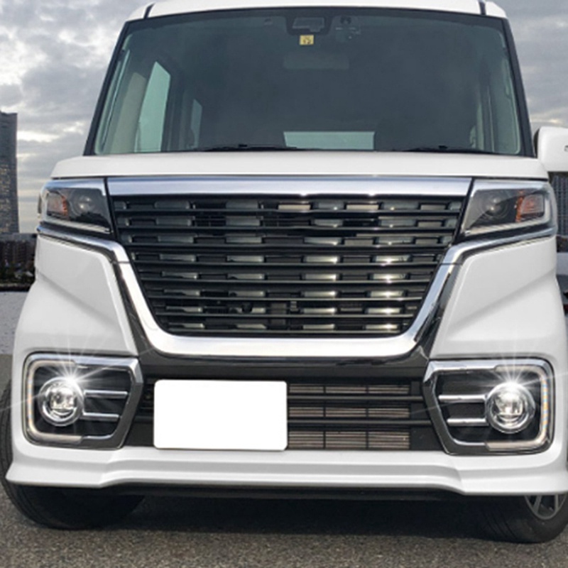 Set 2 Khung Nhựa Bảo Vệ Đèn Pha Xe Hơi Suzuki Spacia Custom MK53S