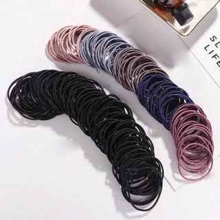 Set 10 thun cột tóc nhiều màu