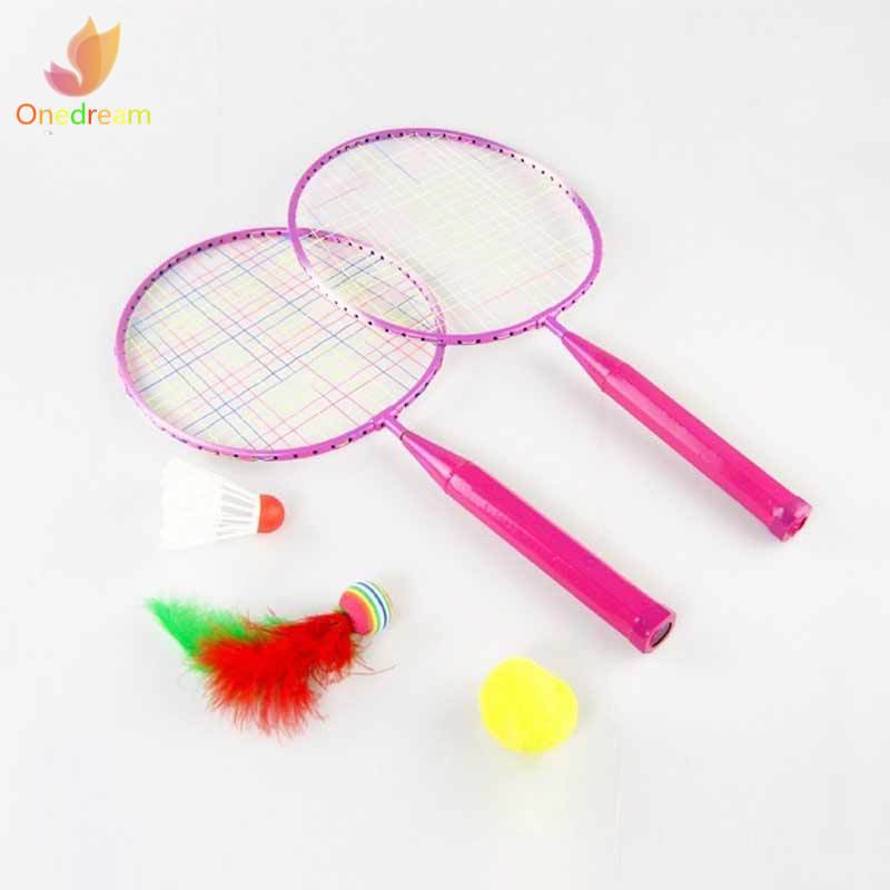 Cặp Vợt Cầu Lông Kèm Bóng Đồ Chơi Cho Trẻ Em