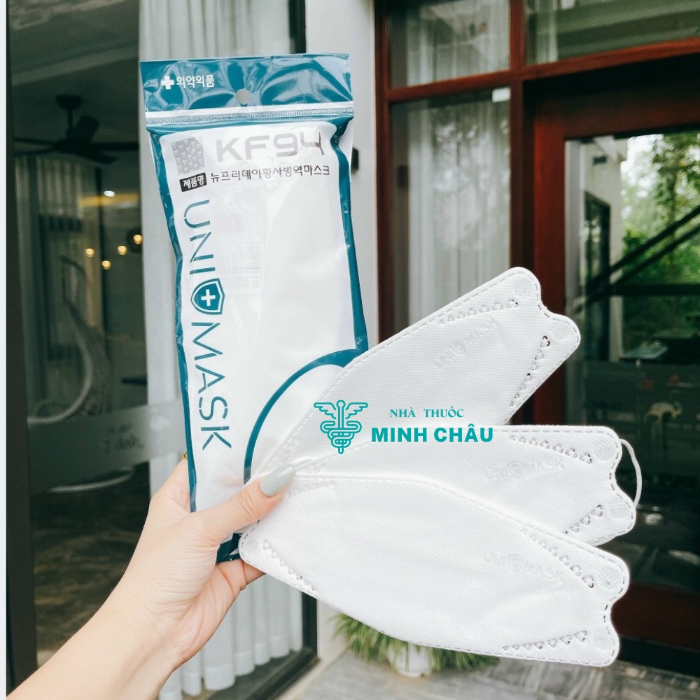 Set 50 Chiếc Khẩu trang KF94 4 Lớp UNI MASK Chống Bụi Và Kháng Khuẩn Hàng Cao Cấp UNI50 .