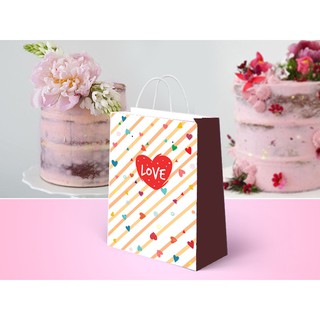 túi giấy đựng quà ivory 23x8x30 cm