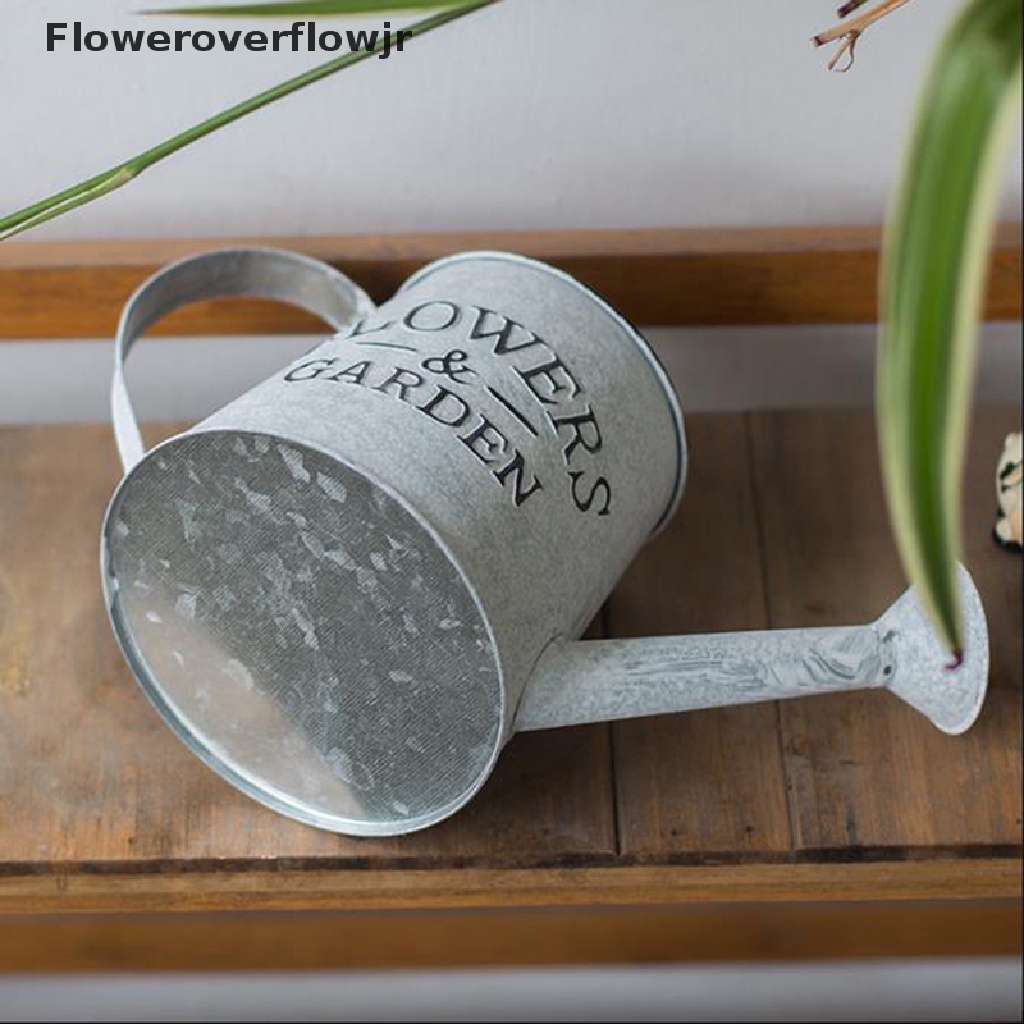 Chậu Cây Kim Loại Mạ Kẽm Phong Cách Vintage