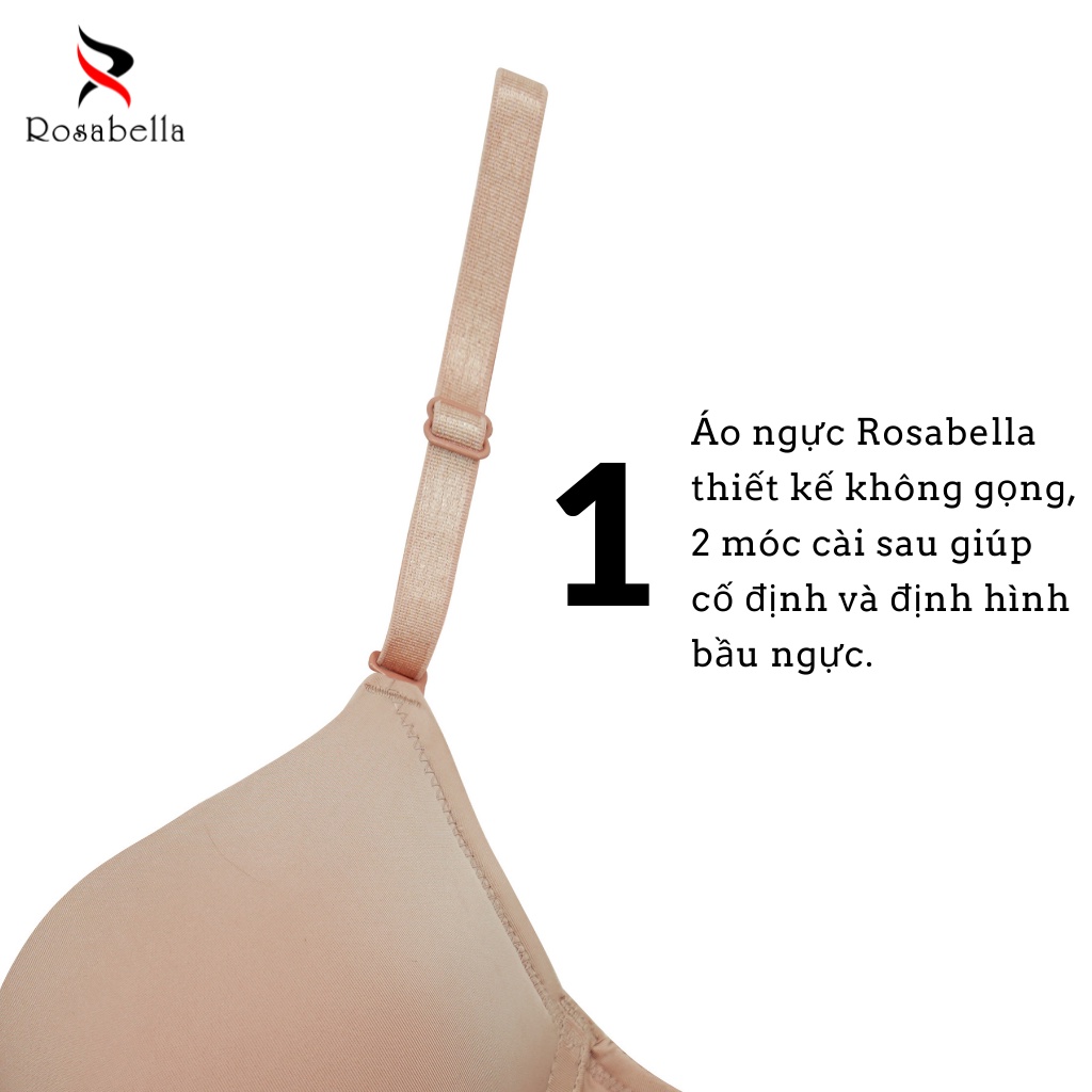 Áo Ngực Có Gọng ROSABELLA Chất Vải Cao Cấp Thiết Kế Cup Ngực 3/4 Nâng Ngực Tối Đa RW40