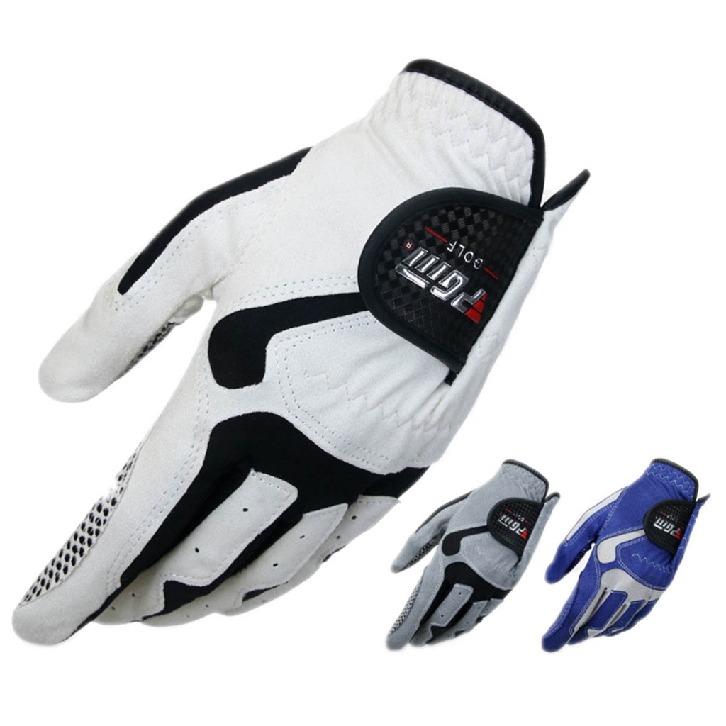 Găng Tay Đánh golf pgm Bằng Sợi micro Mềm Mại Chống Trượt Thoáng Khí Cho Nam