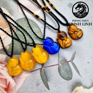Vòng cổ hồ ly tam vỹ tròn 3cm