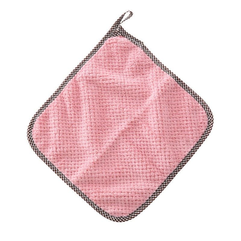 Khăn lau tay chất liệu bông dệt tổng hợp mix Cotton siêu thấm nước size 25x25cm