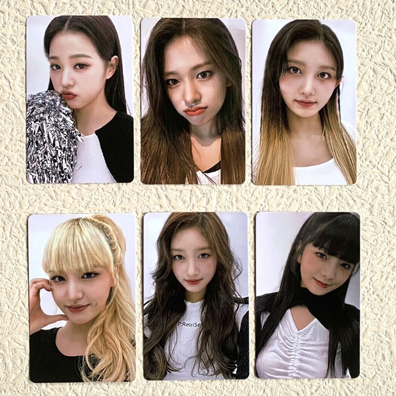 Set 6 tấm thẻ ảnh lomo hình nhóm nhạc Kpop Ive Eleven