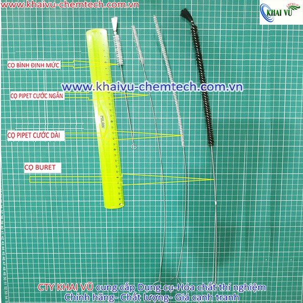 Cọ chổi rửa Bình định mức, Pipet, Buret phòng thí nghiệm