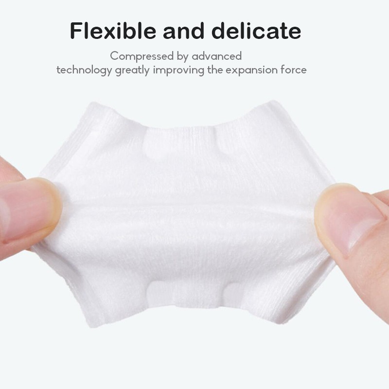 Miếng Bông Tẩy Trang cotton Mềm Mại Tiện Dụng Bông cotton Tự Nhiên 100% Nguyên Chất Chuyên Dụng Trang Điểm