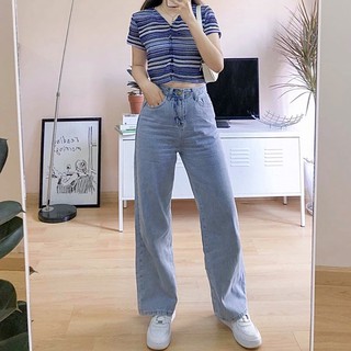 Quần jeans ống rộng
