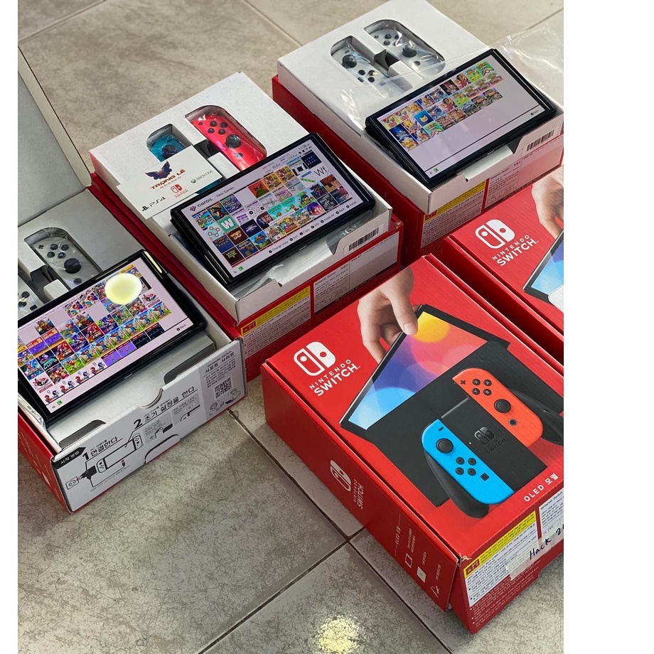 Nintendo Switch Oled Đã Modchip  Kèm Thẻ Nhớ Và Tải Game Miễn Phí