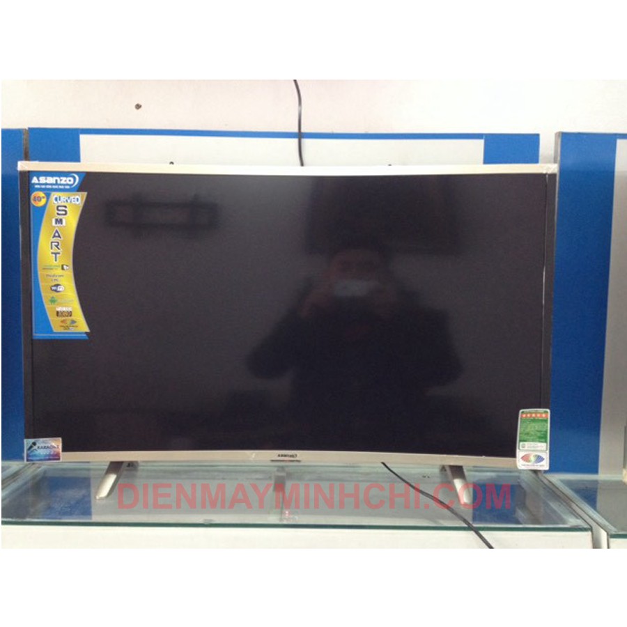 Tivi Asanzo 40 inch - 40CS6000T màn hình cong tích hợp truyền hình số mặt đất DVBT2