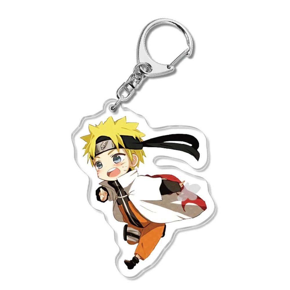 LANFY Móc Khóa Acrylic Hình Nhân Vật Uchiha Sasuke Trong Naruto