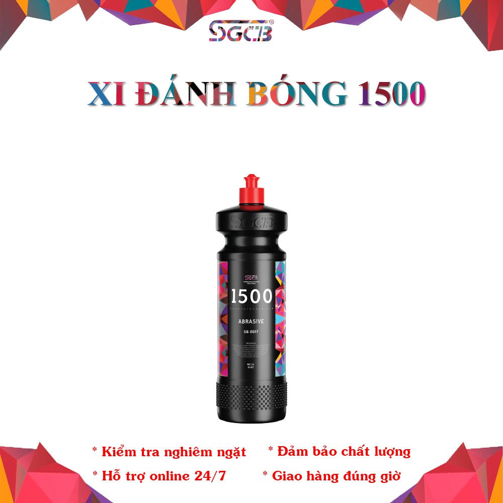 SGCB Xi Đánh Bóng Xóa Xước Sơn Xe Ô Tô Và Mô Tô 1500 1000ml SG-E017