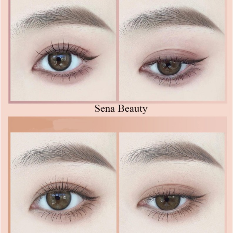 Bảng phấn mắt Glam Colour 12 ô vỏ trong suốt Sena Beauty | BigBuy360 - bigbuy360.vn