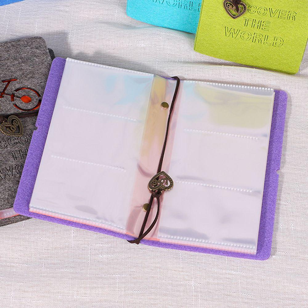 Ví Đựng Thẻ Bằng Vải Nỉ Thủ Công 180 Bit Sức Chứa Lớn Chống Mài Mòn