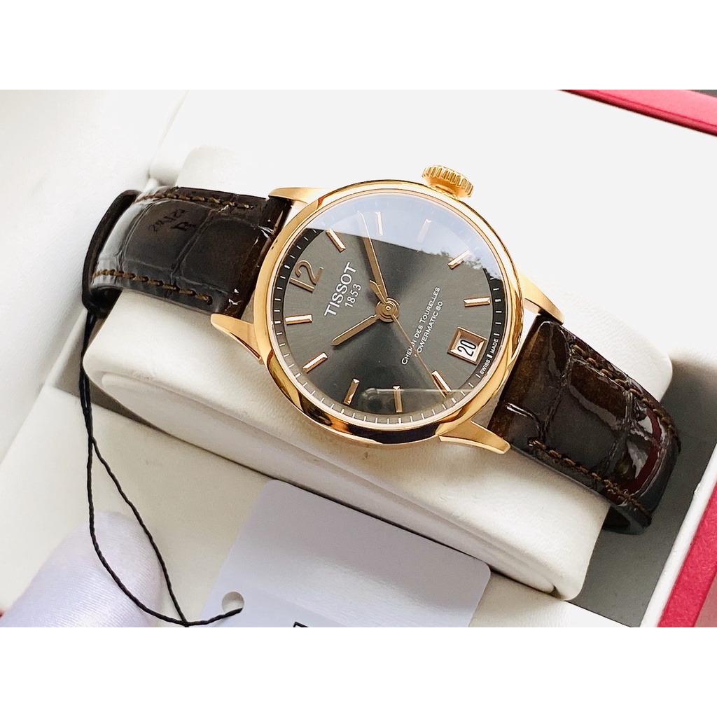 Đồng Hồ Nữ TISSOT CHEMIN DES TOURELLES POWERMATIC 80 LADY T099.207.36.447.00 Chính Hãng Tặng Dây Da Cao Cấp