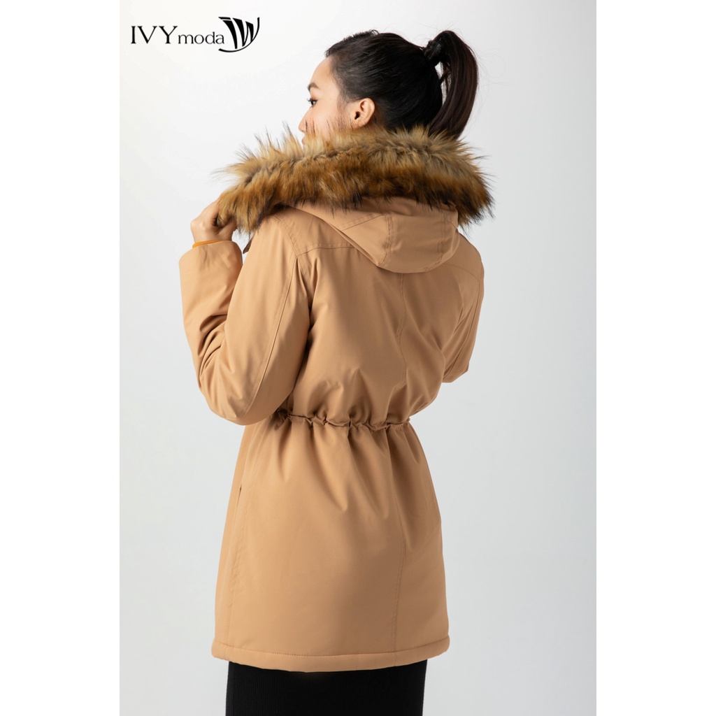 Áo khoác Parka nữ chần bông chống thấm nước IVY moda MS 71B7957