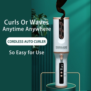 Máy uốn tóc tự động CORDLESS mini xoay 360 uốn nhanh chỉ 6s