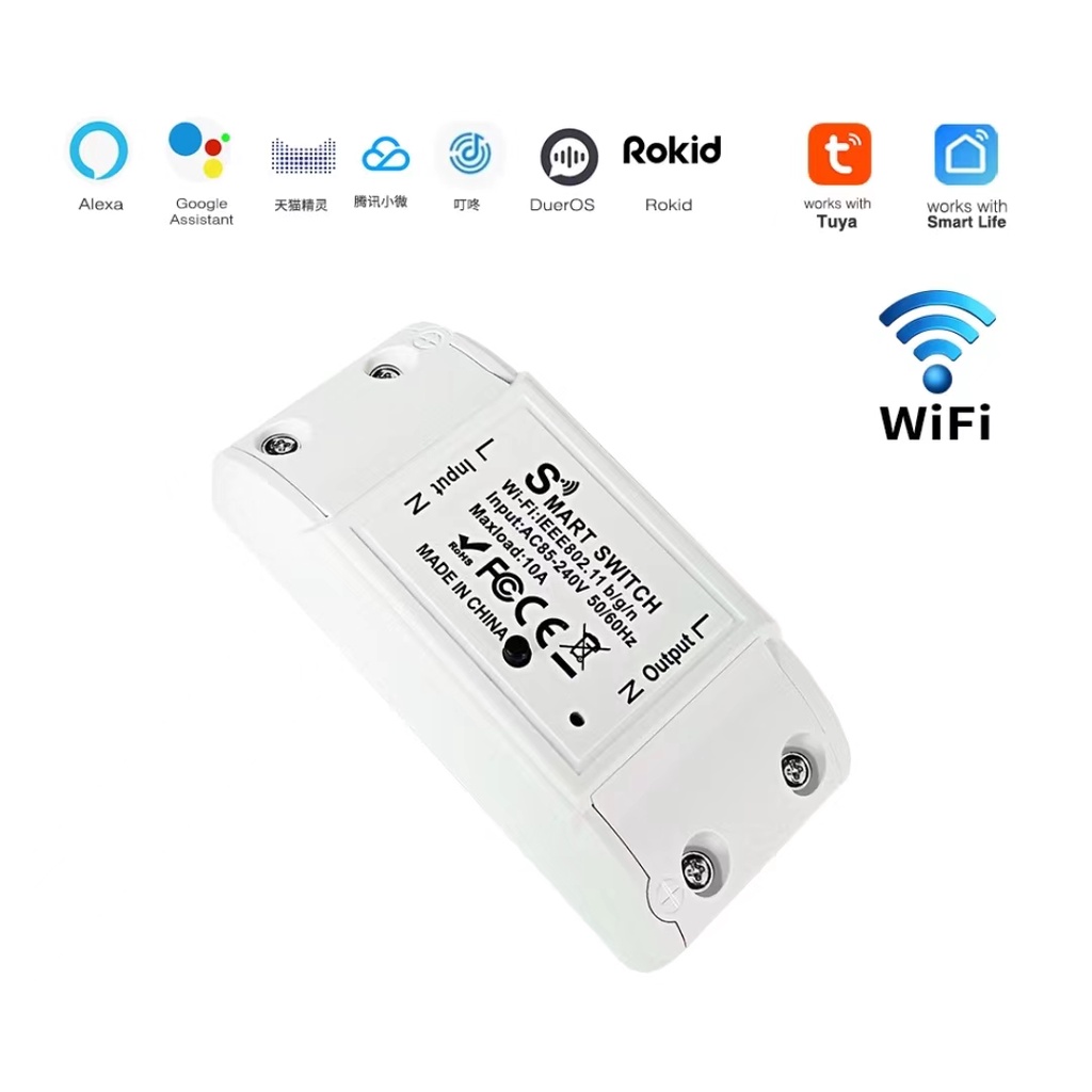 Công Tắc Thông Minh Điều Khiển Từ Xa Qua WIFI, 3G, 4G (Tuya Smart)