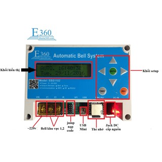 TRUNG TÂM BÁO GIỜ TỰ ĐỘNG E360