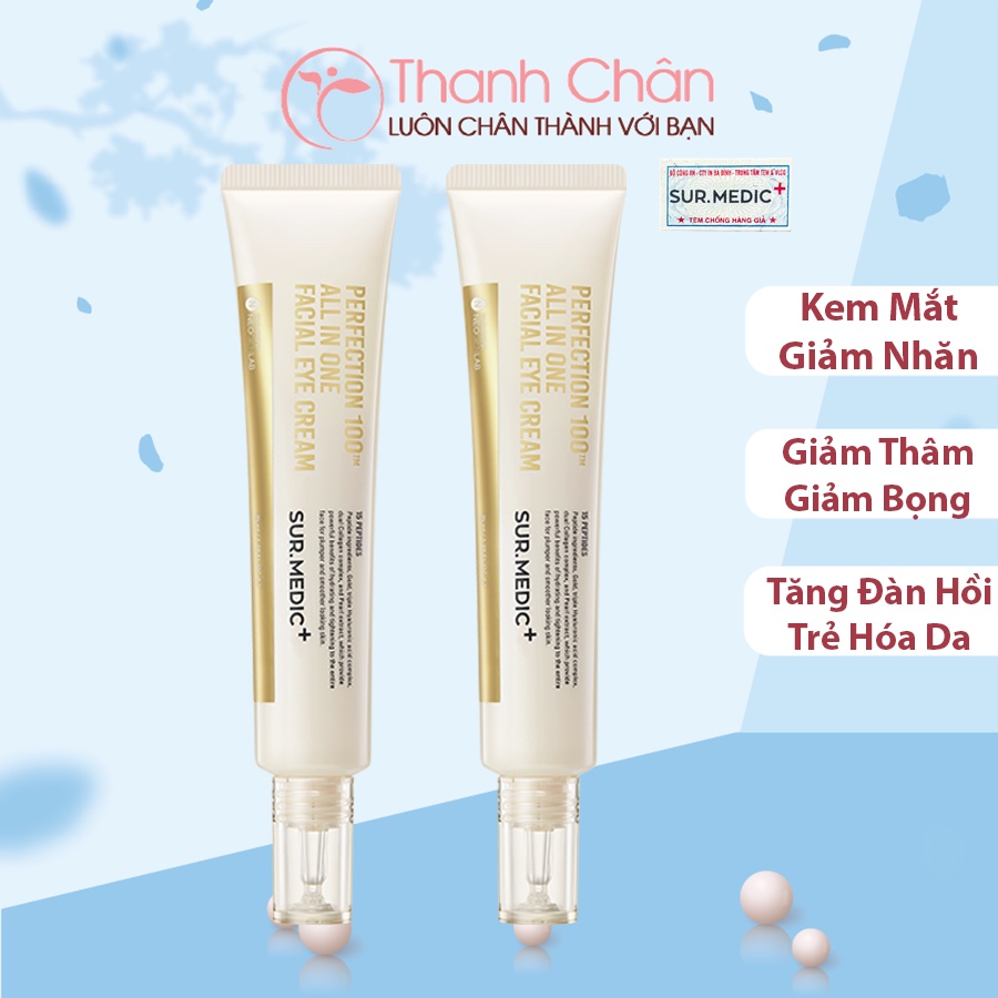 Kem dưỡng mắt SURMEDIC Perfection 100tm All In One Facial Eye Cream 35ml