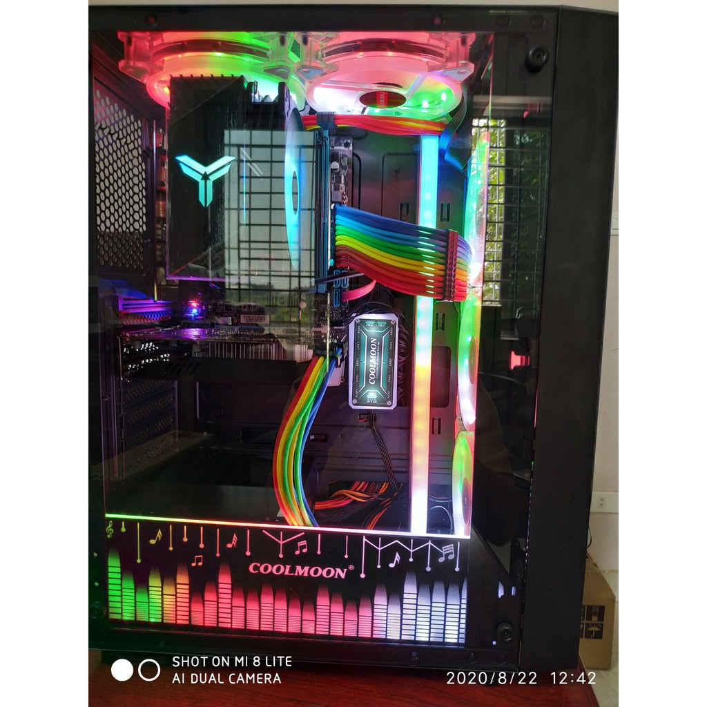 Quạt fan led RGB cho Case thùng máy đồng bộ hub