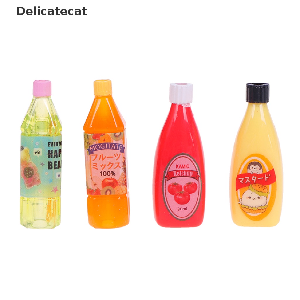 Set 3 Chai Nước Sốt Sô Cô La Tỉ Lệ 1: 12 Dùng Để Trang Trí Nhà Búp Bê