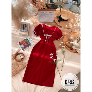 Bigsize Đầm body viền D492