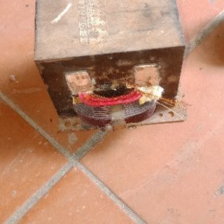 Biến áp đồng đục sẵn công suất 1000w. nặng4.5kg