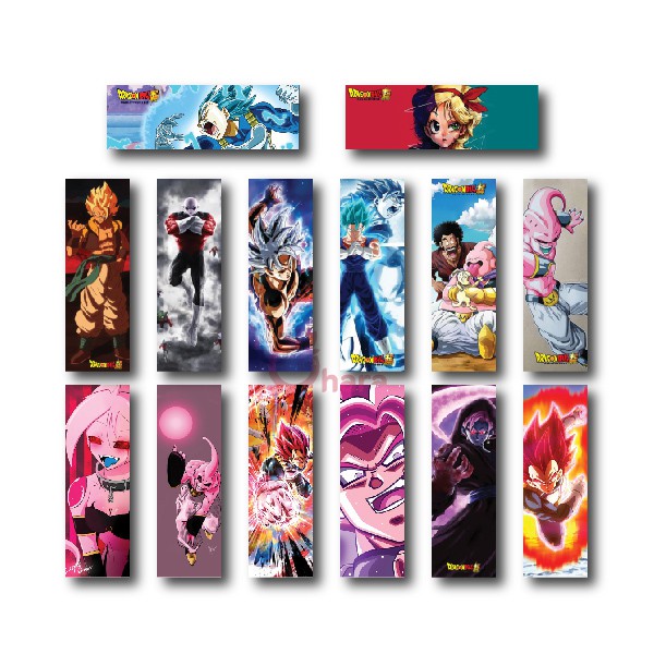 Thẻ đánh dấu sách/ Bookmark truyện tranh Dragon ball - bảy viên ngọc rồng