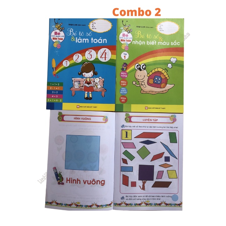 Sách Bé Làm Quen Với Môn Toán Cho Bé 3-6 Tuổi Học Toán Dễ Dàng Và Hiệu Quả