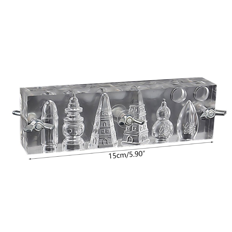 Khuôn Tháp Hình Nón Bằng Acrylic 6 Lỗ Tiện Dụng