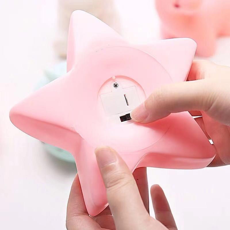 Đèn led kiểu đám mây/ ngôi sao cổ tích kèm pin phong cách hoạt hình trang trí cho phòng ngủ của bé