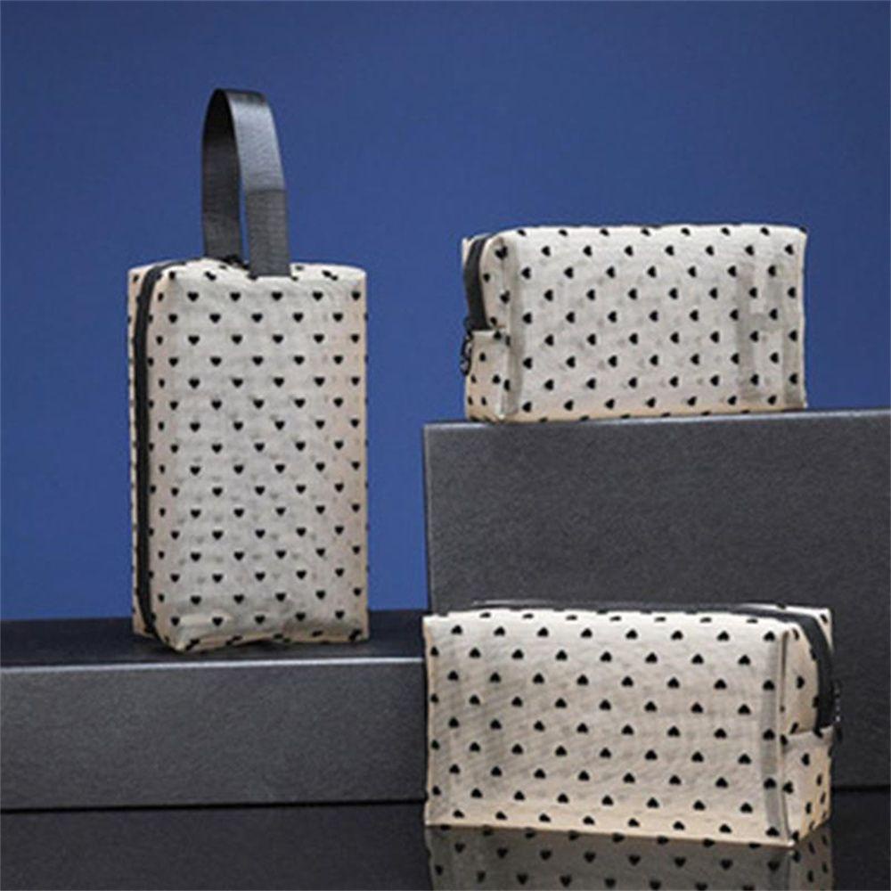 Túi Đựng Đồ Trang Điểm / Bút Chì Cầm Tay Sắp Xếp Gọn Gàng Cho Nữ