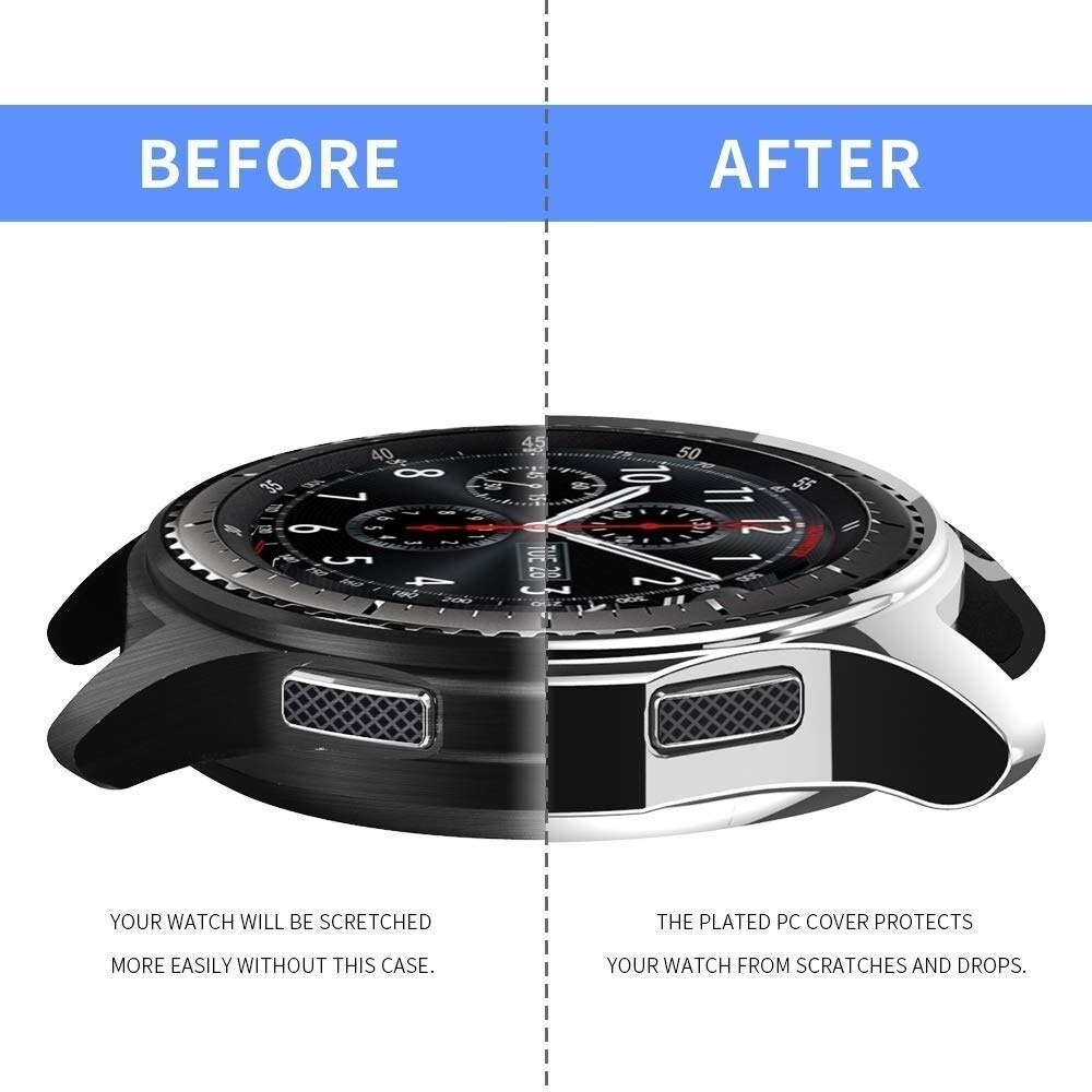 Ốp TPU mềm mạ điện bảo vệ mặt đồng hồ Samsung Galaxy Watch 46mm 42mm Gear S3