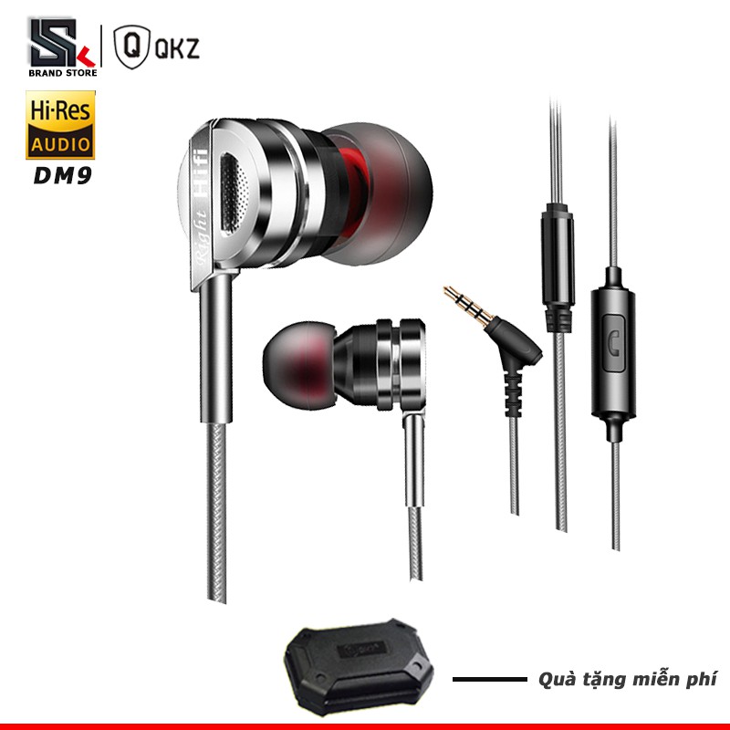 Tai nghe nhét tai hifi QKZ DM9 giảm tiếng ồn phong cách thể thao