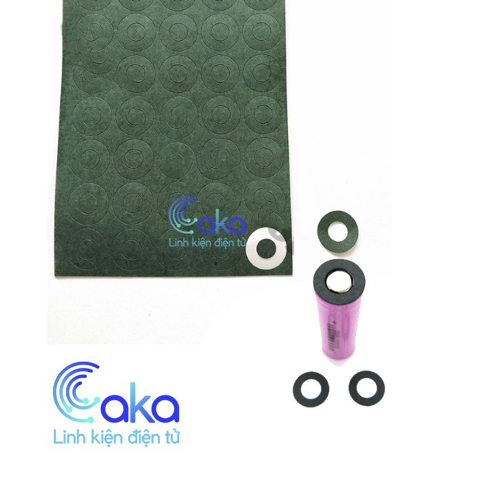 Miếng dán bảo vệ đầu dương pin 18650