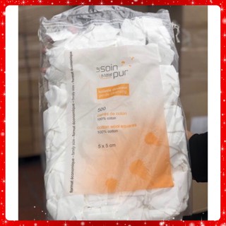 BÔNG TẨY TRANG TETRA LE SOIN LARETAT PUR 500 MIẾNG CỦA PHÁP