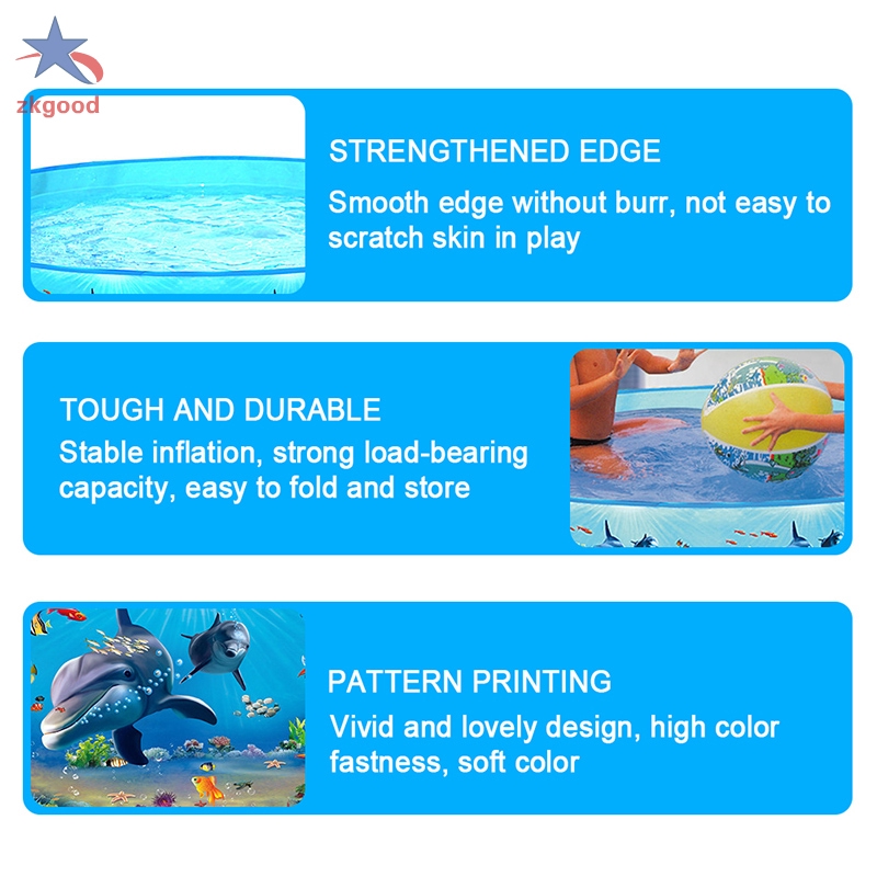 Swimming Pool for Kids Toddler Baby Pool Garden Home Printed Swimming Pools