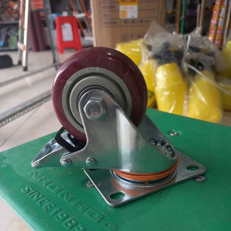 BÁNH XE ĐẨY CAO CẤP ĐA NĂNG MÀU ĐỎ