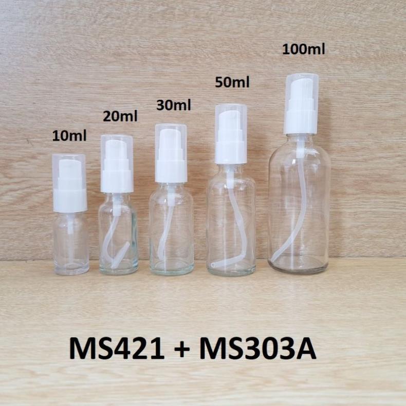 Chai Chiết Mĩ Phẩm ❤ RẺ VÔ ĐỊCH ❤ Chai thủy tinh xịt giọt 5ml,10ml chiết mỹ phẩm, dầu gội, sữa tắm, serum .