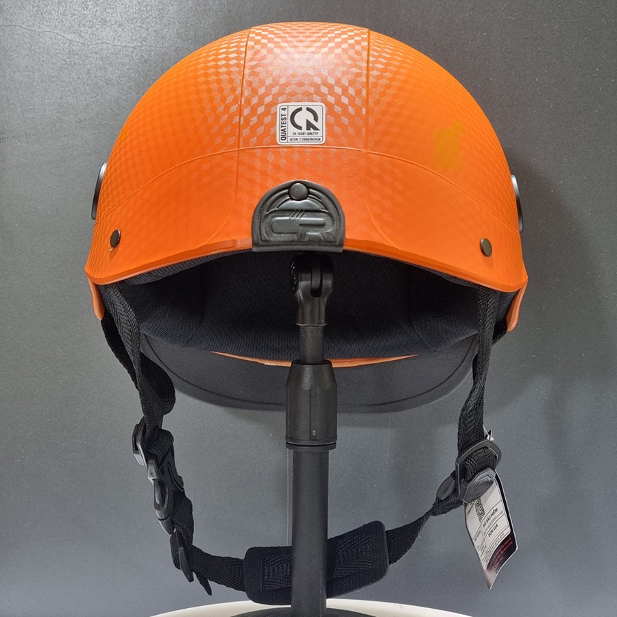 Mũ bảo hiểm lưỡi trai cao cấp GRO HELMET vân cacbon nhiều màu cá tính