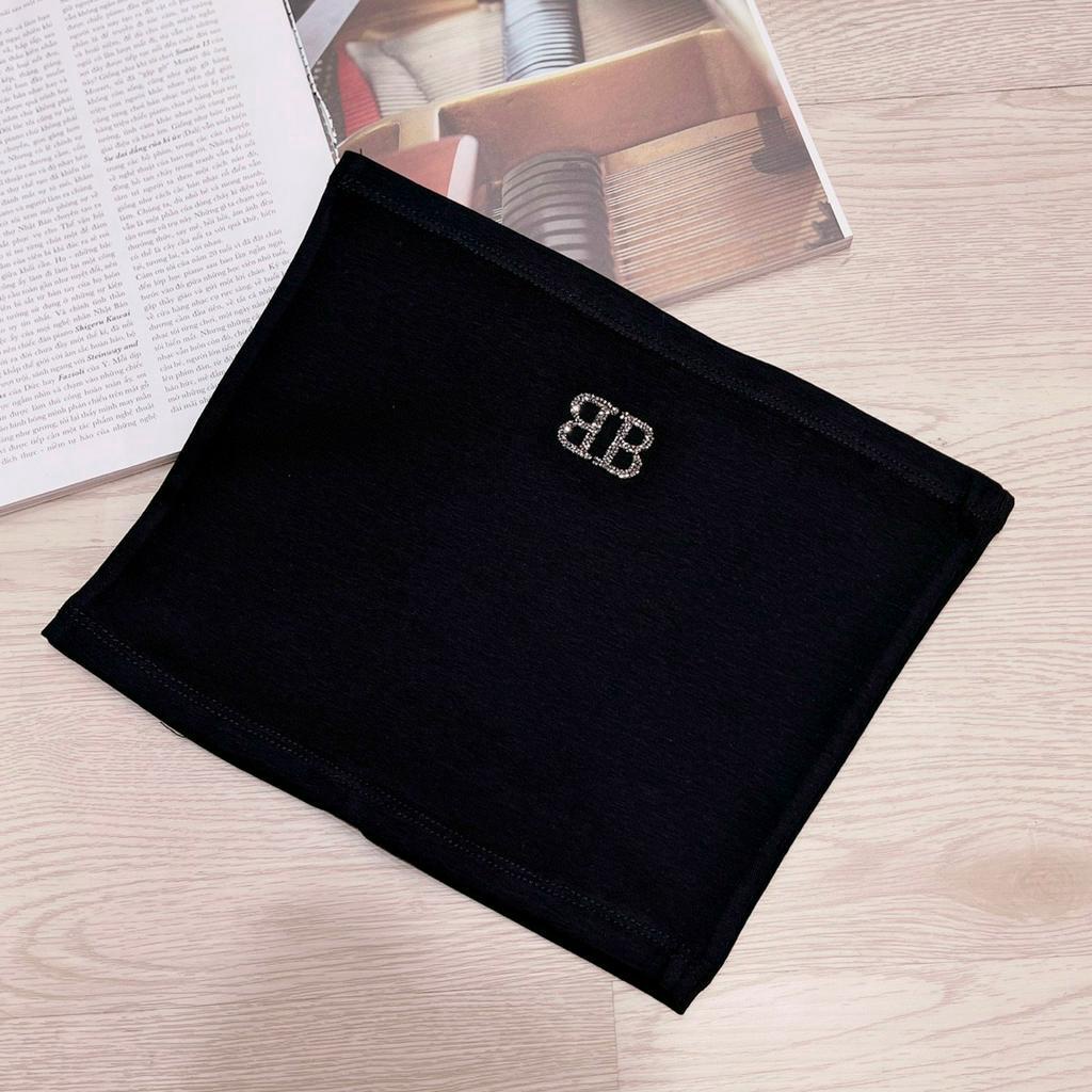 Áo Ống Croptop Len Ô Dệt Rút Ngực HotTreend alohashop91