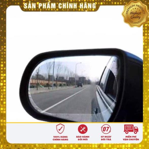 FREE SHIP - Miếng film chống nước dán gương chiếu hậu hình ô van, tấm nano dán chống sương mù gương chiếu hậu ô tô