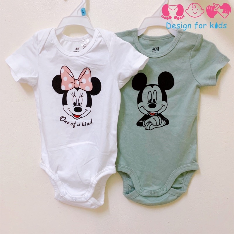 Body chip cộc tay vải ORGANIC COTTON cao cấp hàng xuất dư cho bé