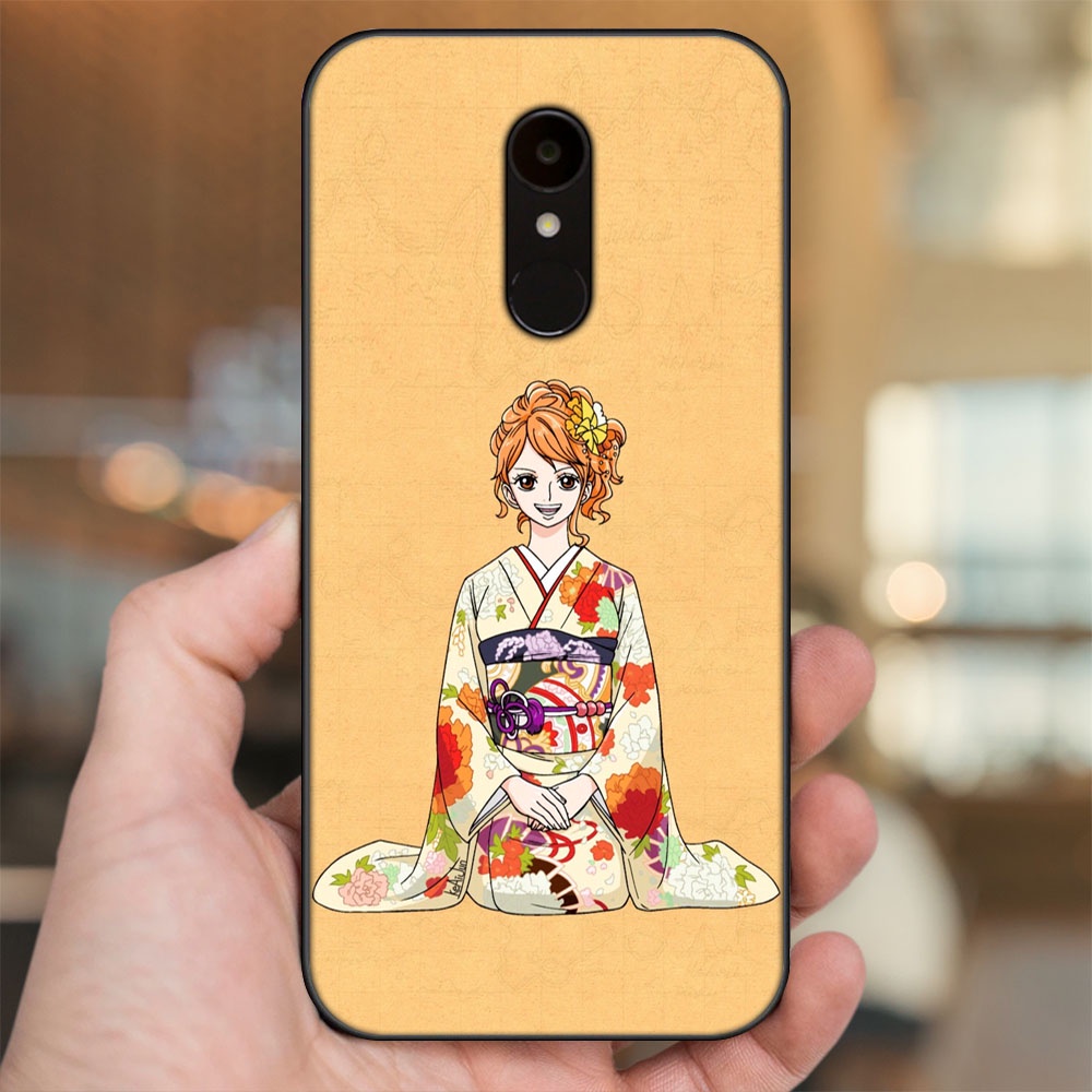 Ốp lưng Xiaomi Redmi 5 viền đen in hình Nami One Piece Đảo Hải Tặc