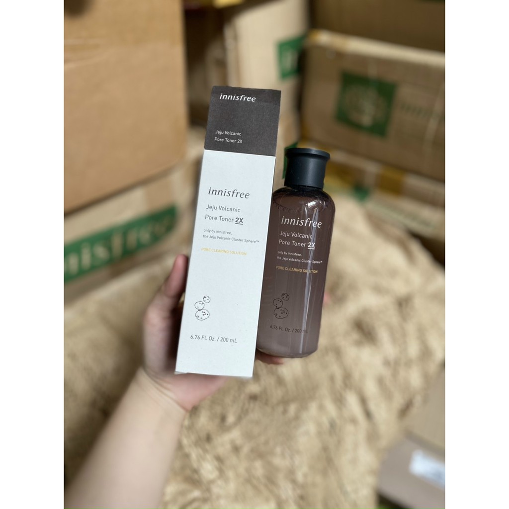 Nước Hoa Hồng Tro Núi Lửa Innisfree Jeju Volcanic Pore Toner Ex 200ml